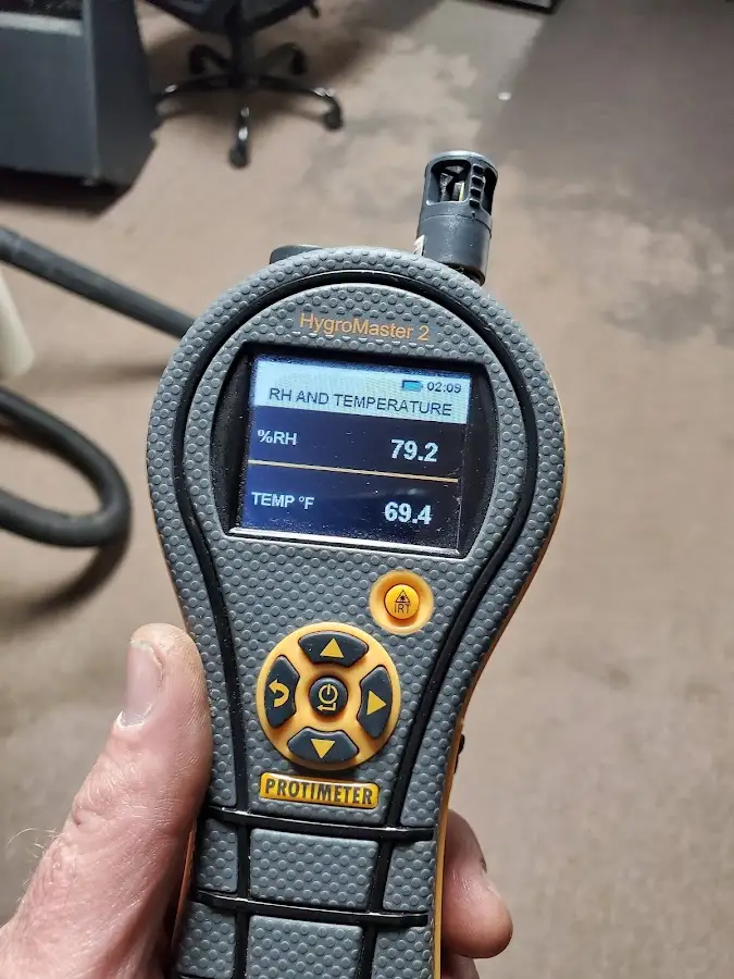 Moisture meter humidity assessment for Fire & Smoke Damage Restoration in Randolph Town